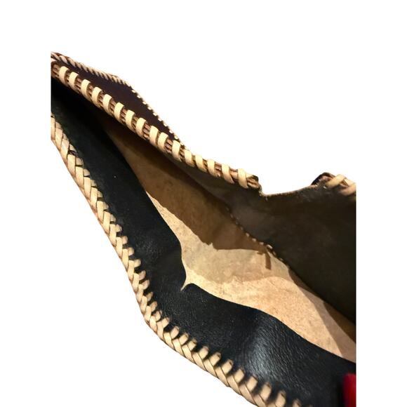 Vintage 70's 80's Mens Hand Tooled Floral Western Cowboy Style Wallet Billforld - Picture 6 of 9